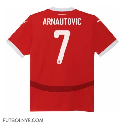 Camiseta Austria Marko Arnautovic #7 Primera Equipación para mujer Eurocopa 2024 manga corta Camiseta Austria Marko Arnautovic #7 Primera Equipación para mujer Eurocopa 2024 manga corta